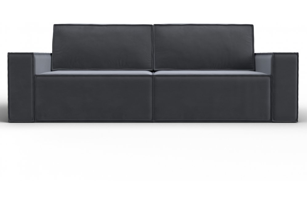 Диван Куба серый велюр