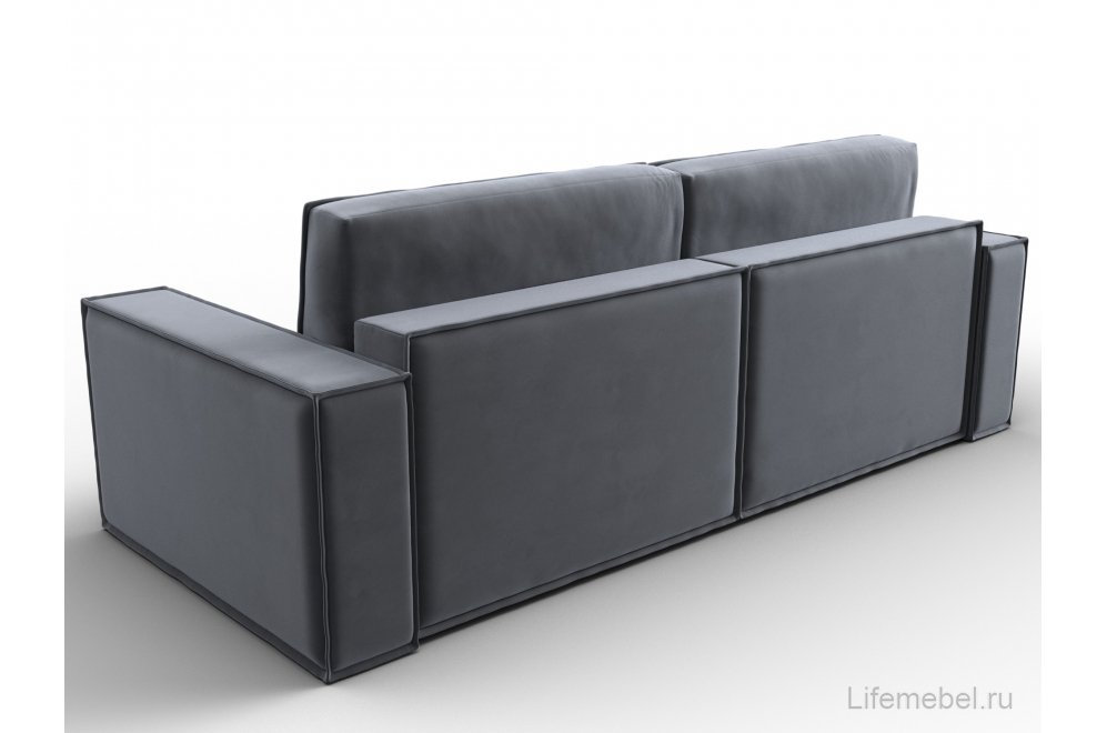 Диван Куба серый велюр