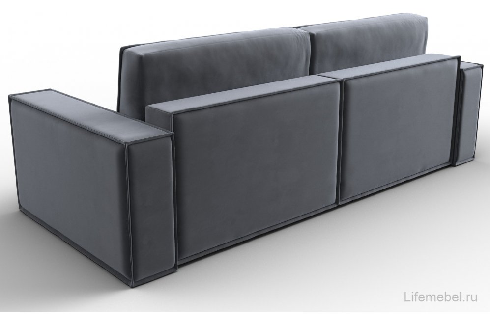 Диван Куба серый велюр