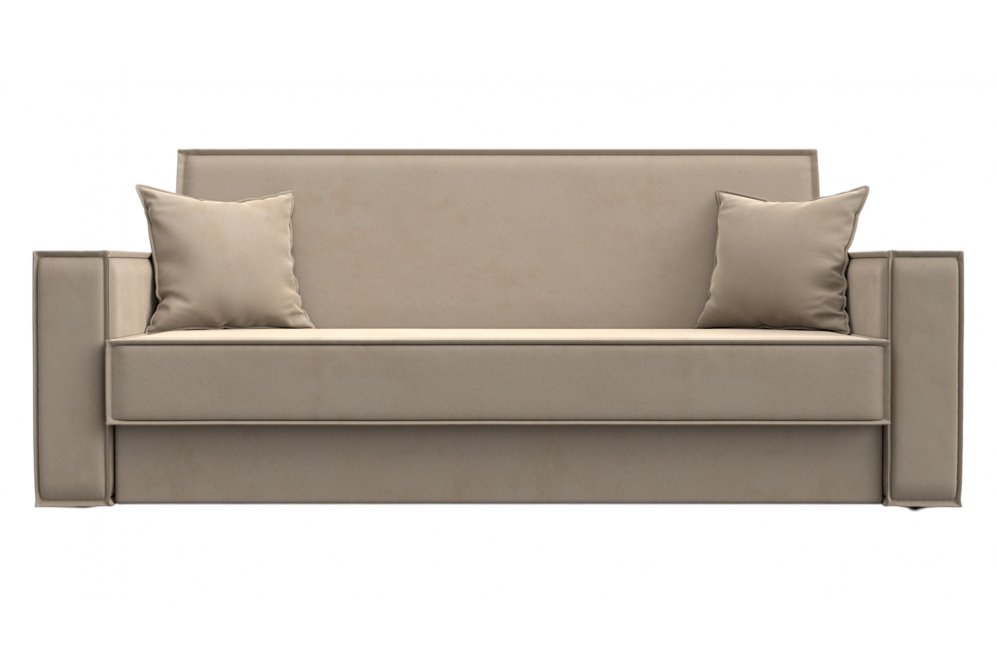 Диван Куба велюр бежевый