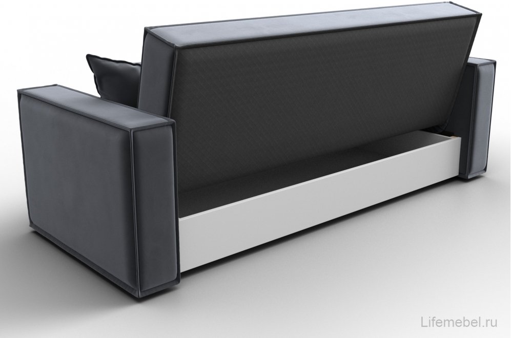 Диван Куба велюр серый