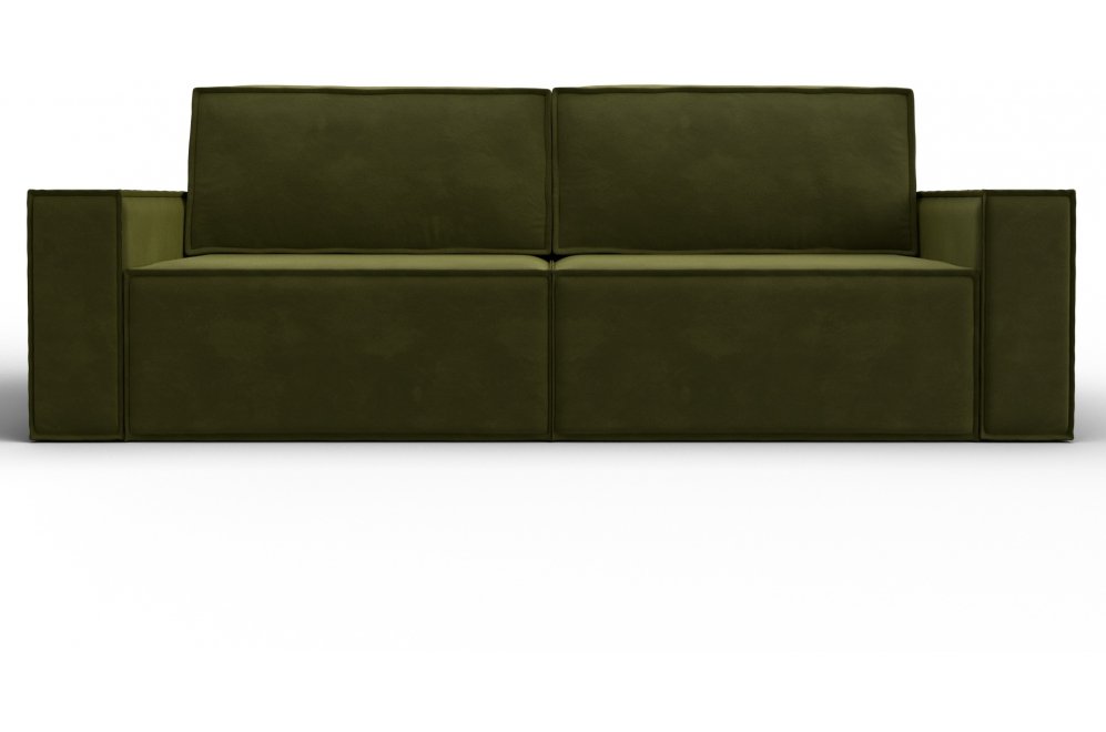 Диван Нова зеленый микровельвет