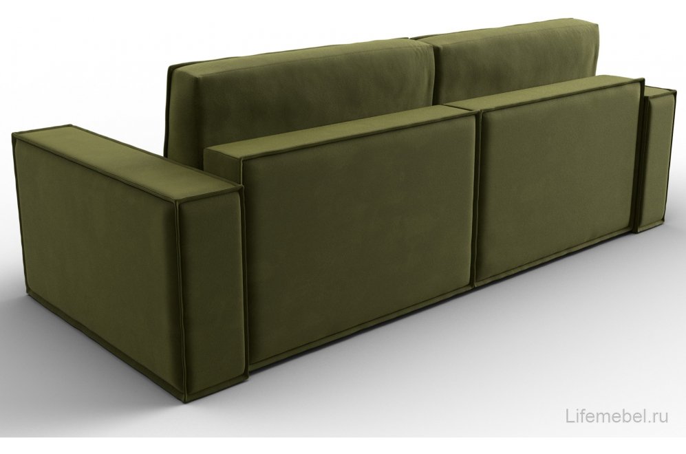 Диван Нова зеленый микровельвет