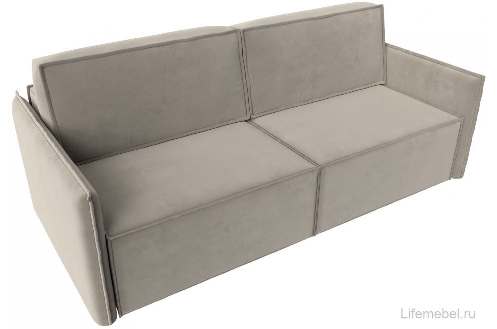 Диван Либерти бежевый микровельвет