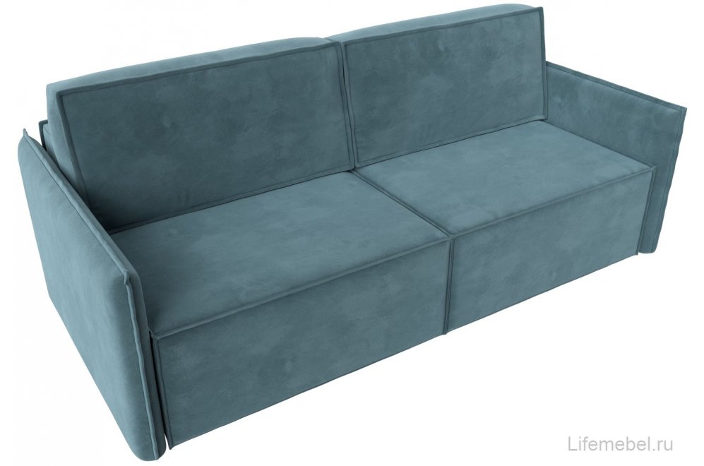 Диван Либерти бирюзовый велюр