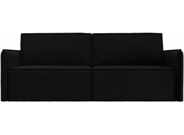 Диван-кровать Либерти черный микровельвет
