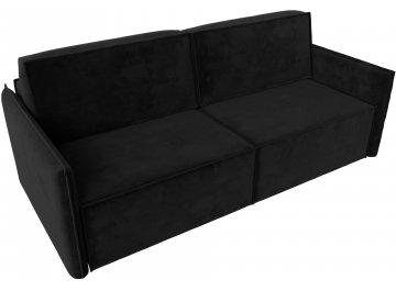 Диван-кровать Либерти черный велюр