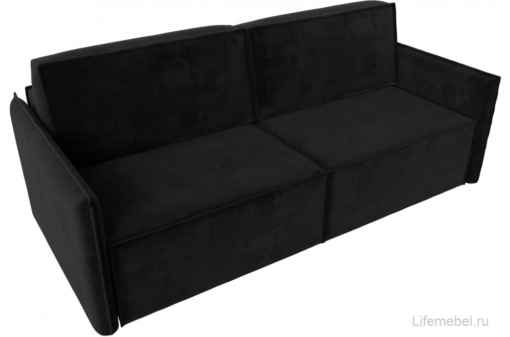 Диван Либерти черный велюр