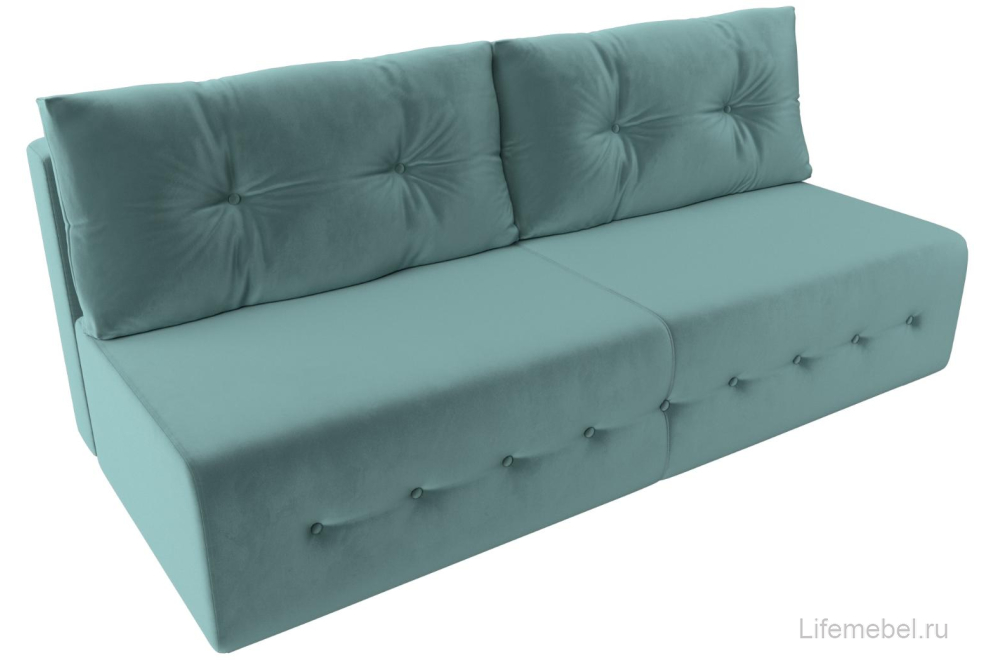 Диван Лондон велюр бирюза