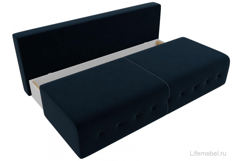 Диван Лондон велюр синий