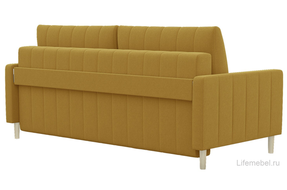 Диван Маркфул микровелюр желтый