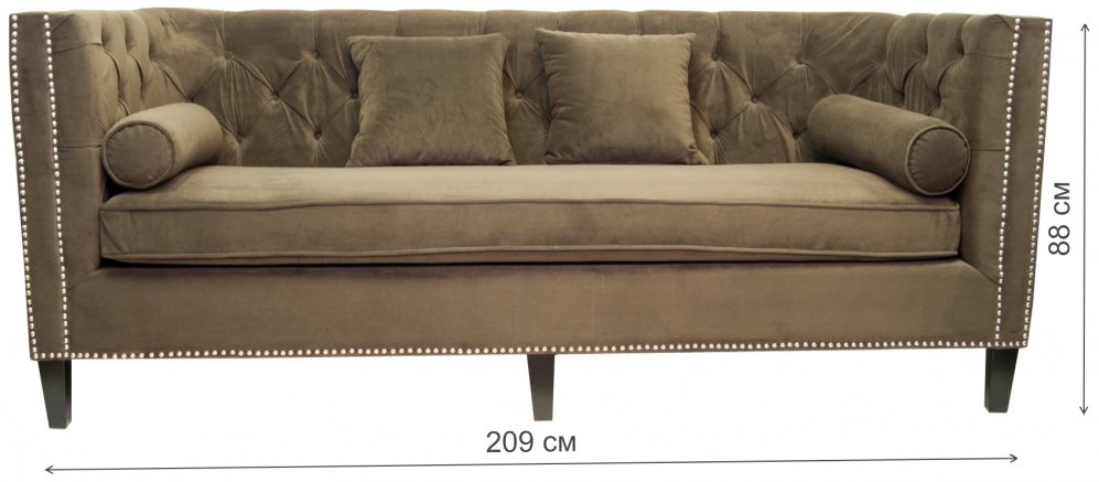 Диван Martin коричневый