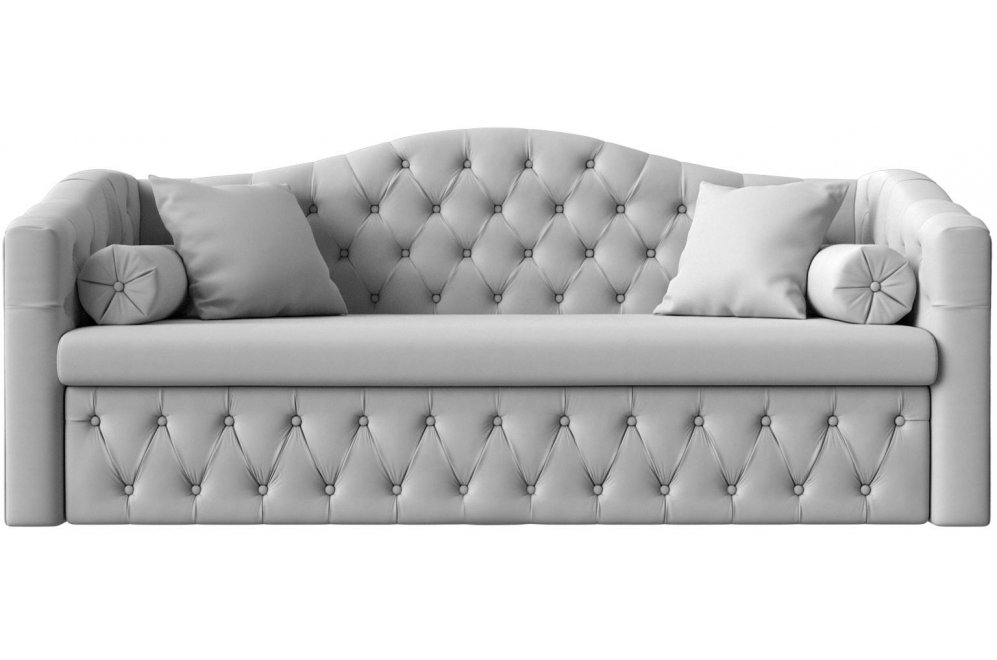 Диван Соната-Софт белая экокожа