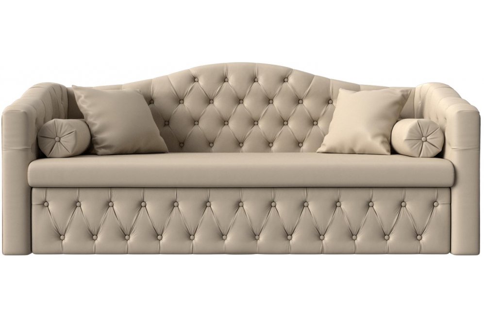 Диван Мечта бежевая экокожа
