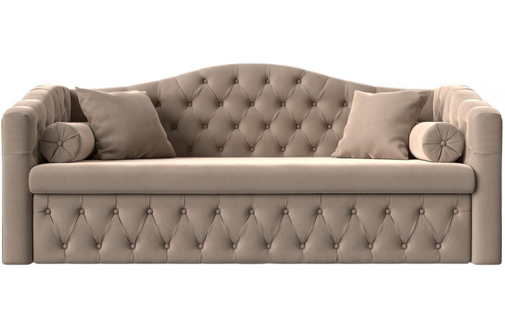 Диван Мечта бежевый велюр