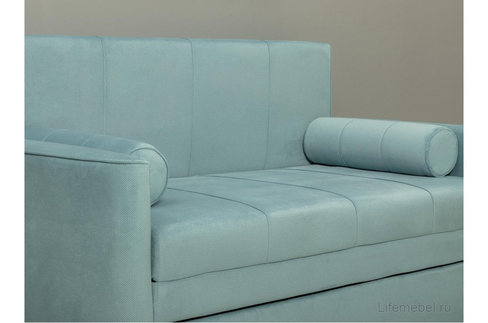 Диван Мелани Р 120 арт. ТД 334 киви 54 велюр ментоловый