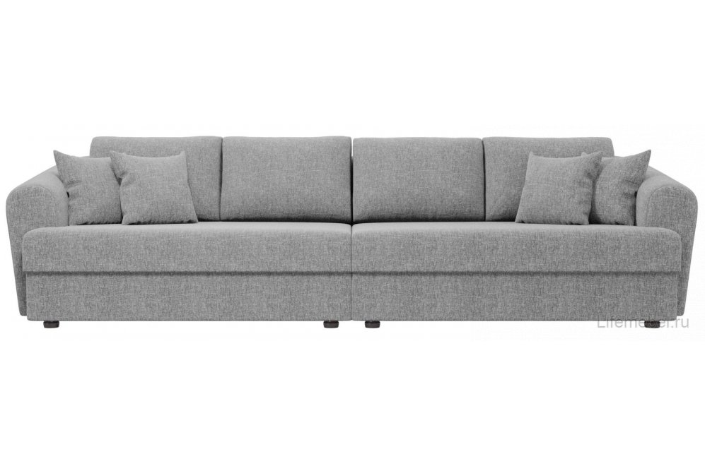 Диван Милтон рогожка серый