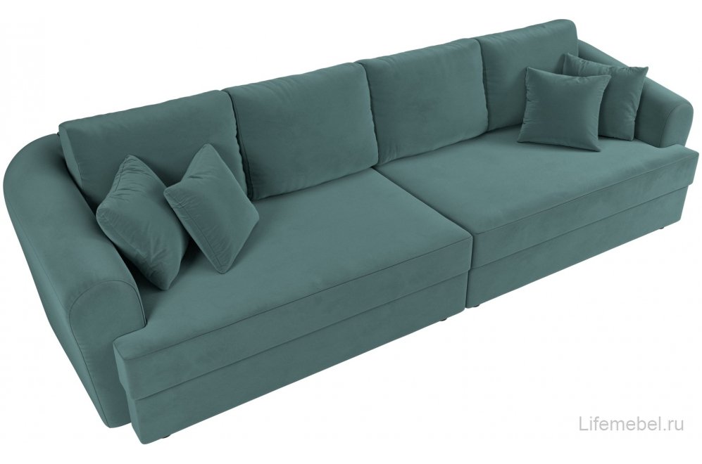 Диван Кристел велюр бирюза