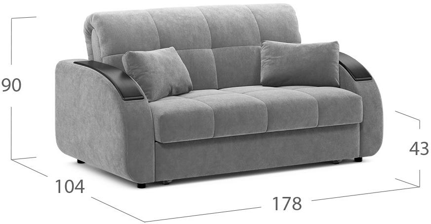 Диван Moon Family 109 / Н30 v1+(2)65 н 004772 велюр бежевый 74-70