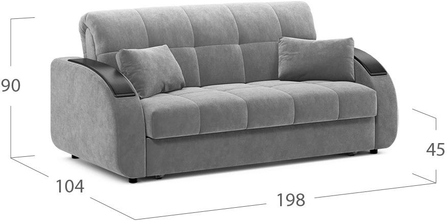 Диван Moon Family 109 / Н30С Lux v1+(2)65 н 004785 велюр зеленый 74-64