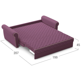 Диван Moon Family 123 199 см с независимым пружинным блоком