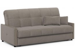 Диван Moon Family 125 160х200 НПБ бежевый велюр 36-248 / дуб галиано