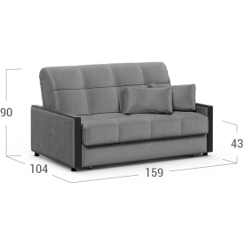 Диван Moon Family 125 / Н30 Lux v1+(2)65 н 004828