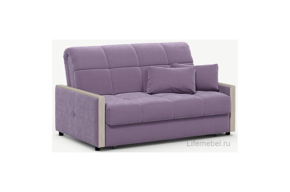 Диван Moon Family 125 / Н30 v1+(2)65 н 004836 велюр розовый 36-202