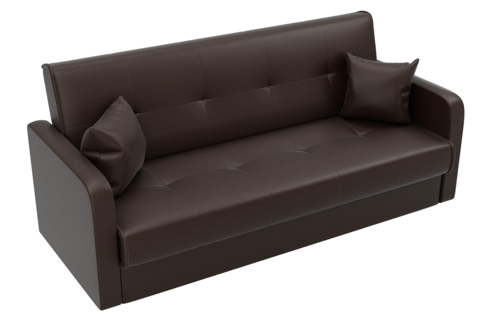 Диван Альта-Софт эко кожа коричневый
