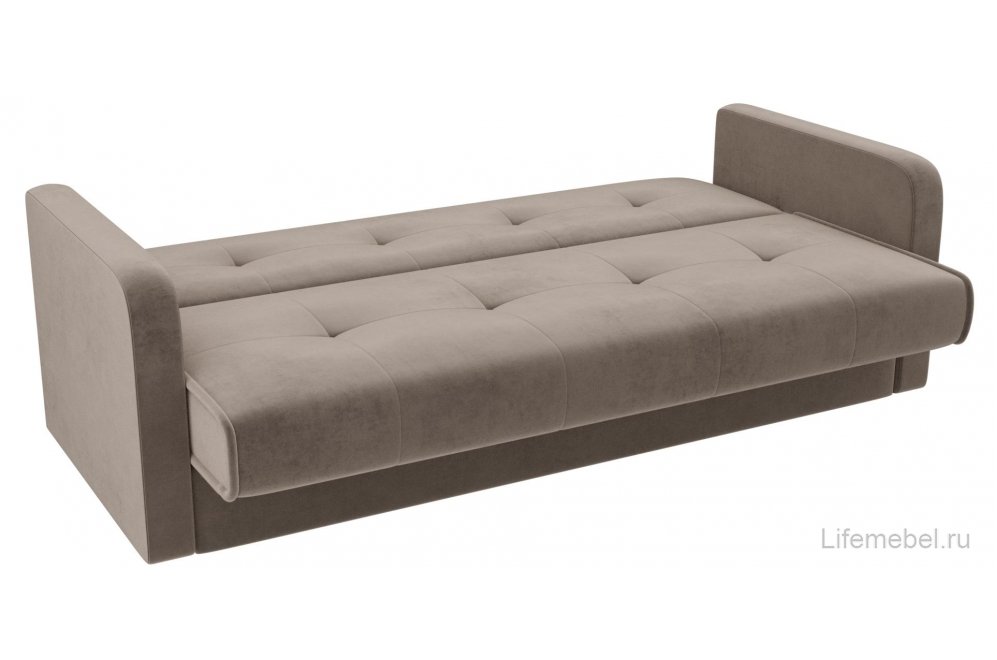 Диван Надежда велюр коричневый