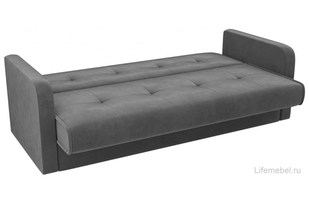 Диван Альта-Софт велюр серый