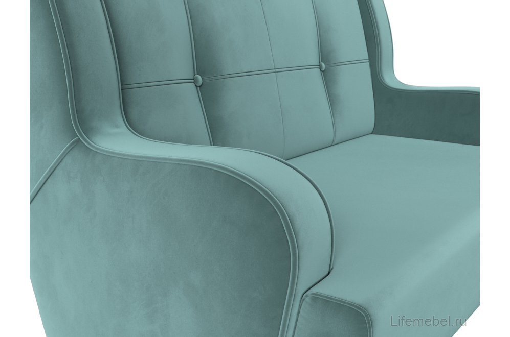 Диван Прайм-Нова бирюзовый велюр