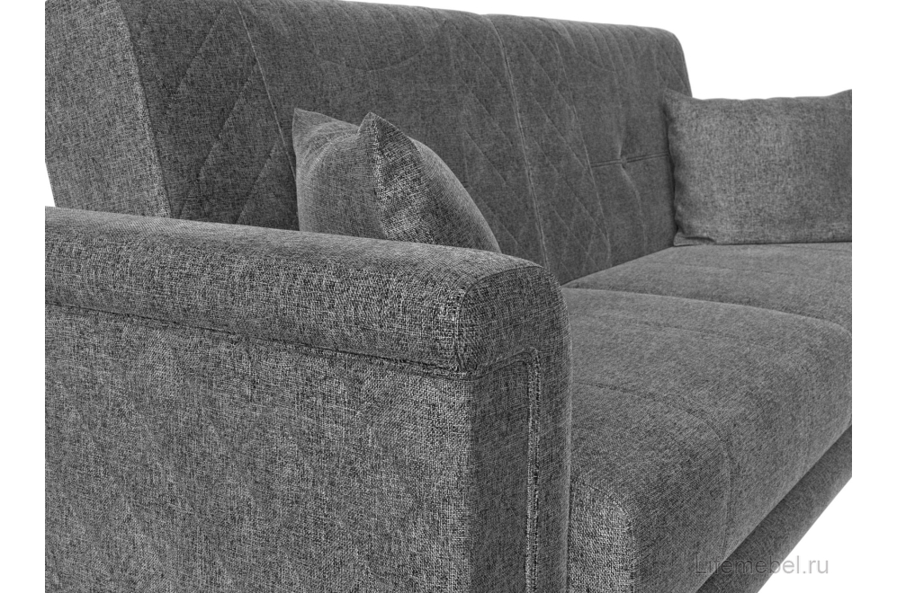 Диван Неаполь серая рогожка