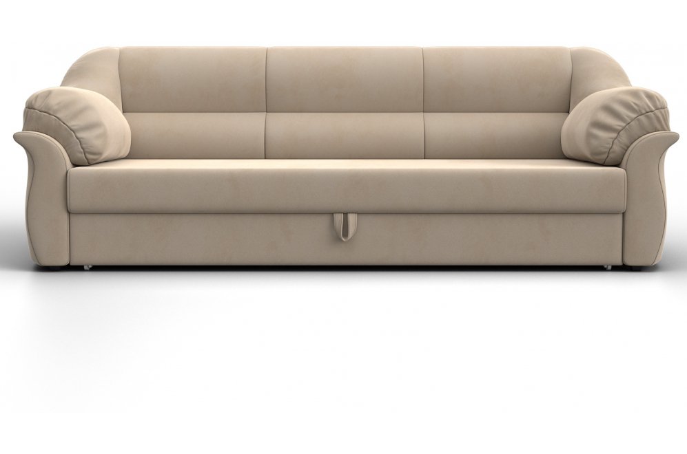 Диван Карнелла бежевый велюр