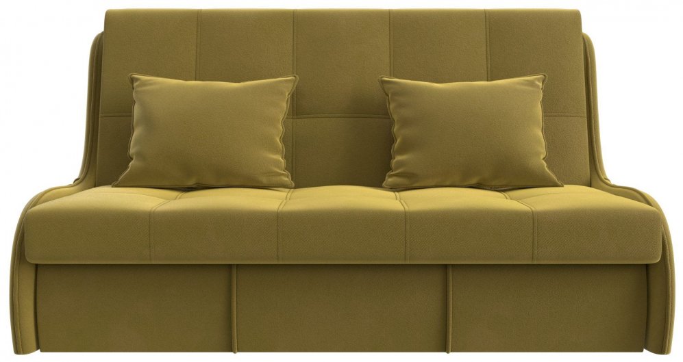 Диван Винтер-Люкс 140 микровельвет желтый