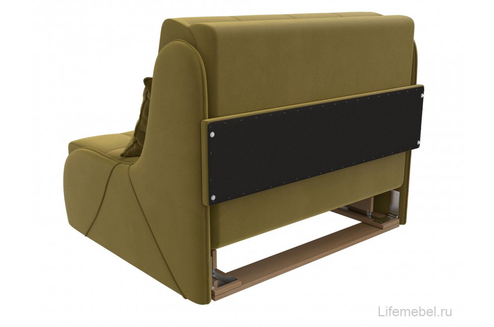 Диван Риттэр микровельвет желтый