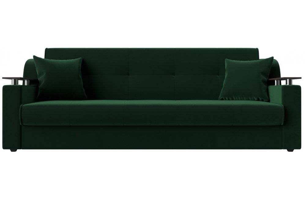 Диван Сенатор зеленый велюр книжка