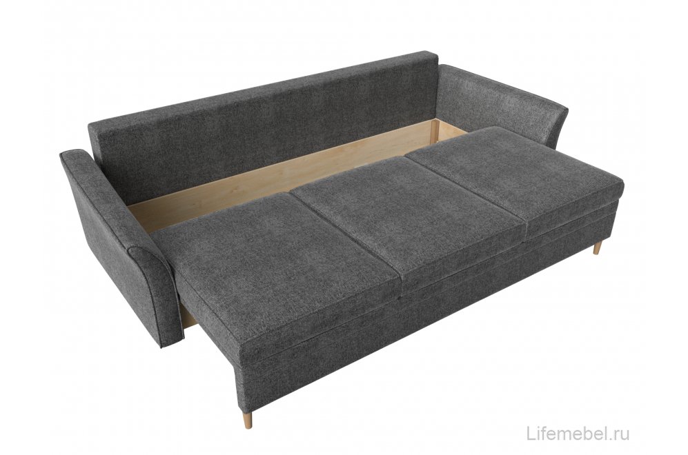 Диван София рогожка серый