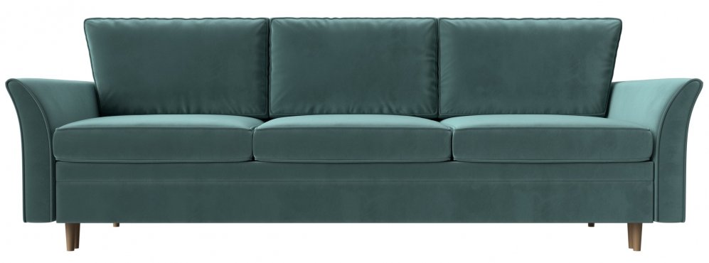 Диван София велюр бирюзовый