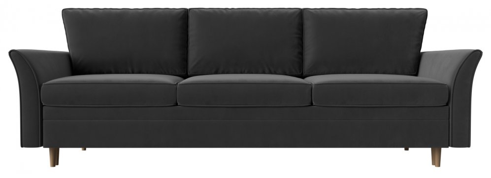 Диван София велюр серый