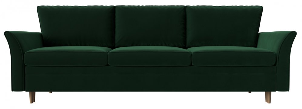 Диван София велюр зеленый
