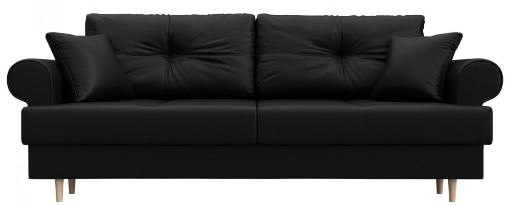 Диван Сплин экокожа черный