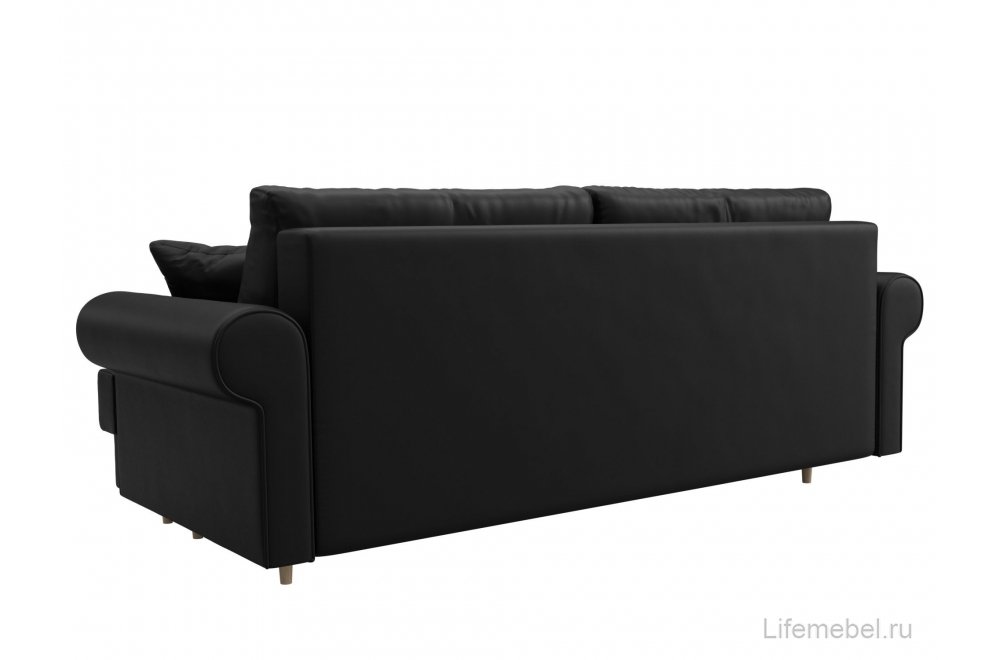 Диван Сплин экокожа черный