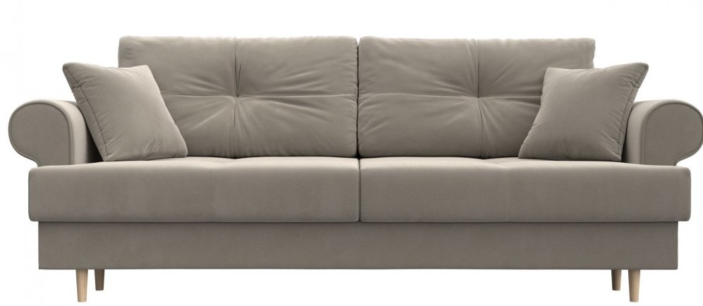 Диван Сплин микровельвет бежевый