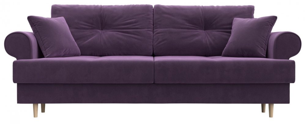 Диван Сплин микровельвет сиреневый