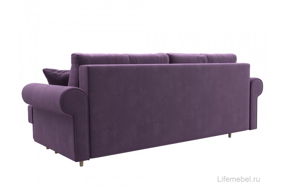 Диван Сплин микровельвет сиреневый