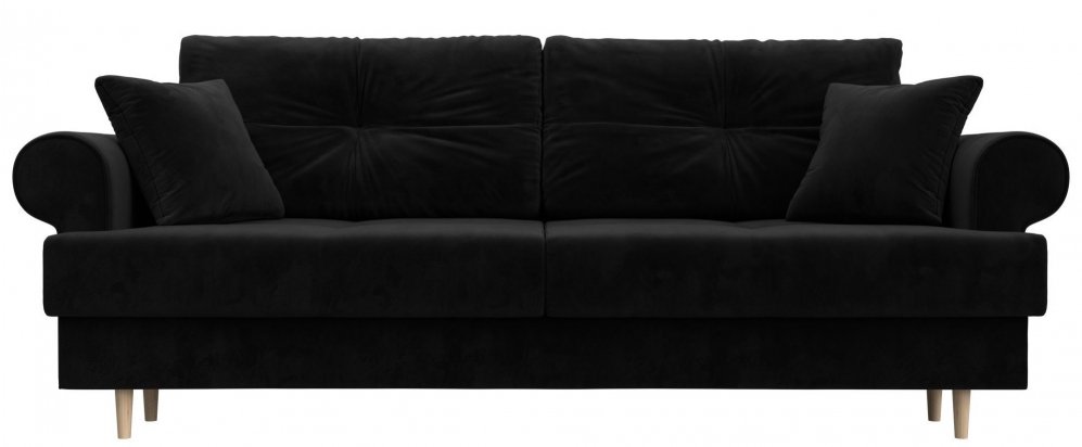 Диван Сплин велюр черный