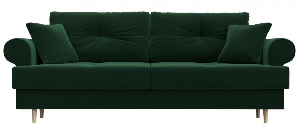 Диван Сплин велюр зеленый