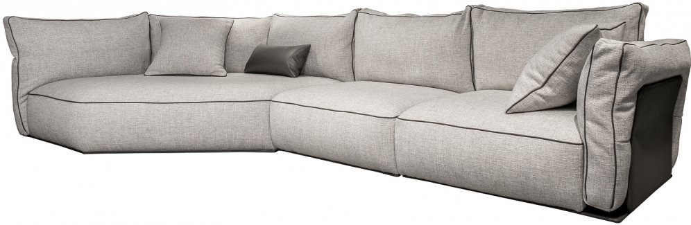 Диван угловой Элиот серый