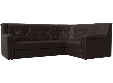 Диван-кровать Терра-М правый коричневая экокожа